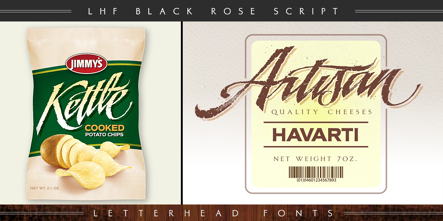 LHF Black Rose Script